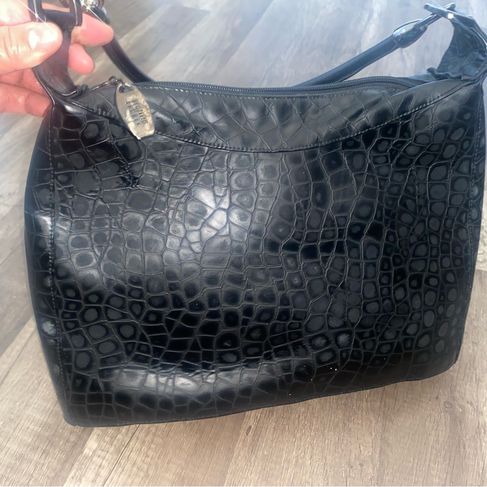 VINTAGE Stuart Weiztman Black handbag
